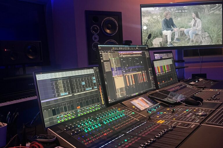 Composición de música para imagen en el estudio