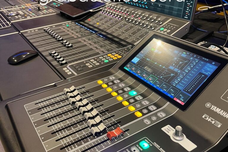 Yamaha DM3 para grabaciones fuera del estudio